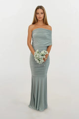 ALICIA SAGE GREEN MULTIWAY WEAR BRIDESMAIDS OCCASION EVENING MAXI DRESS