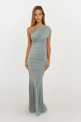 ALICIA SAGE GREEN MULTIWAY WEAR BRIDESMAIDS OCCASION EVENING MAXI DRESS