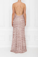 HARLEY GIA SEQUIN MAXI ROSE PINK BACK 7X0A8437