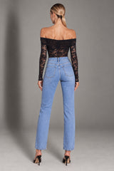 Alessia Black Lace Bodysuit