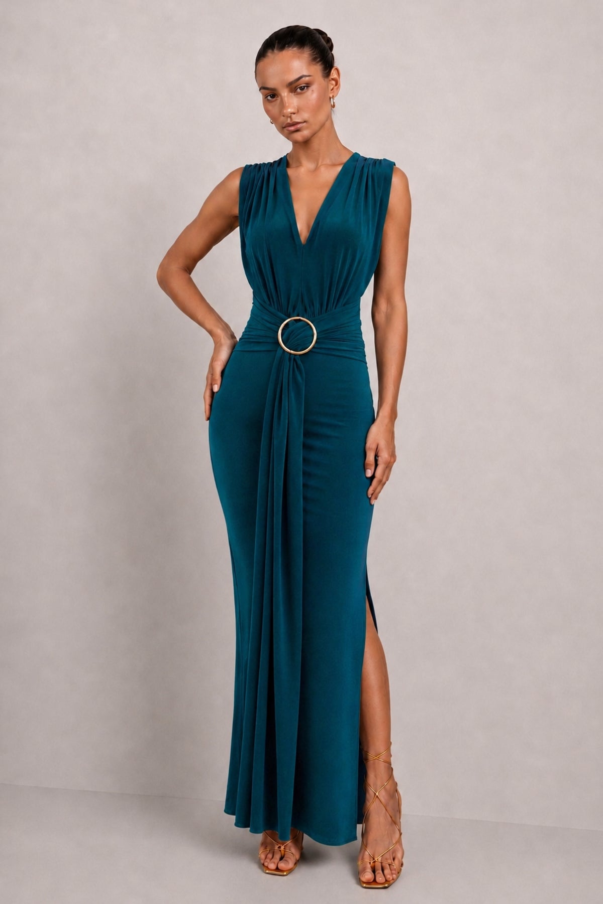 nbd green dress Pushpa Gown SSYS main image 1