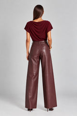 Finley Berry Batwing Top