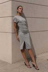 Kayden Grey Jersey TShirt Dress