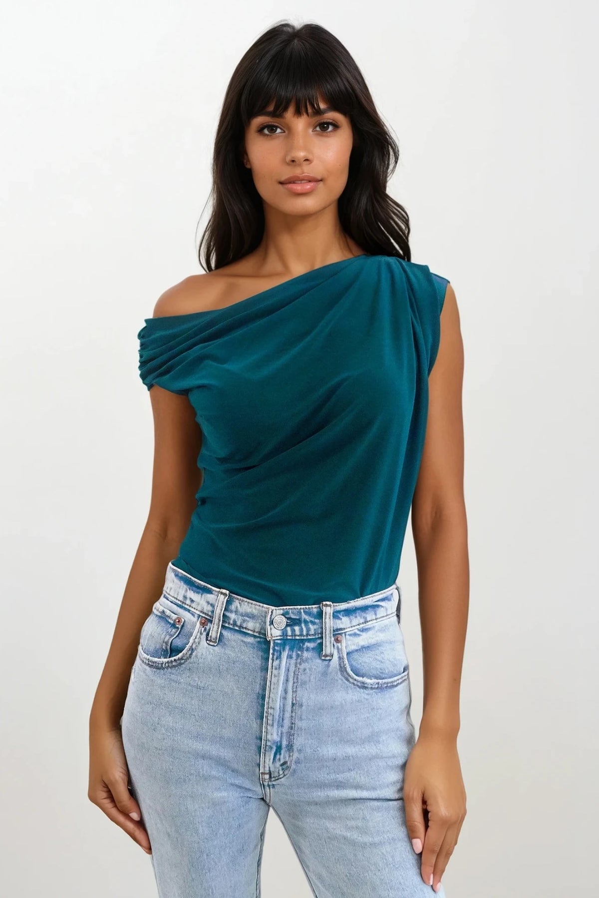 THEREDTHREAD】S drop off shoulder tops