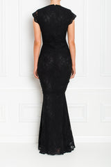 ARIANNA MAXI BLACK BACK AW19-76