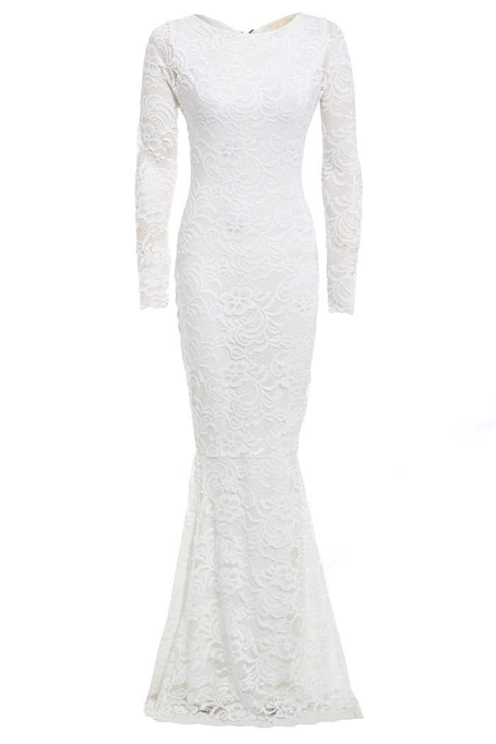 Faye Maxi Ivory Maxi HG-3028