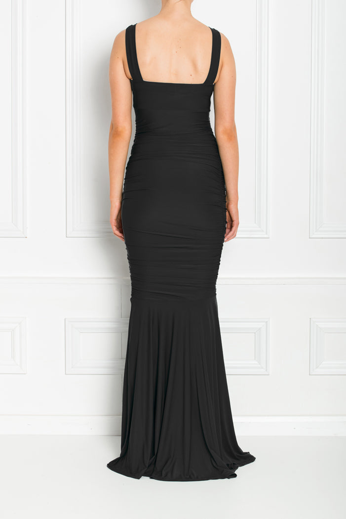 GABRIELLA MAXI BLACK BACK