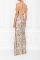 HARLEY GIA SEQUIN MAXI GOLD SPARKLE SIDE BACK 7X0A8450
