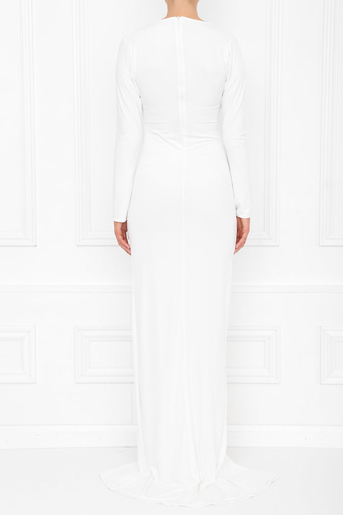 Jessica White Long Sleeve Maxi Dress With Front Split Honor Gold Jessica White Long Sleeve Maxi Dress With Front Split Honor Gold