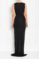 JESSICA SLEEVELESS MAXI BLACK BACK